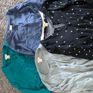 4 J Crew Clare Cardigans XL